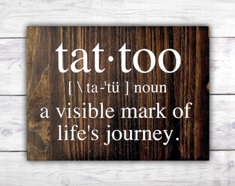 Tattoo Shop Sign | Home Definition Sign | Tattoo Design | Tattoo Designs | Tattoo Bar | Tattoo Artist Gifts | Tattoo Lovers | Tattoo Studio