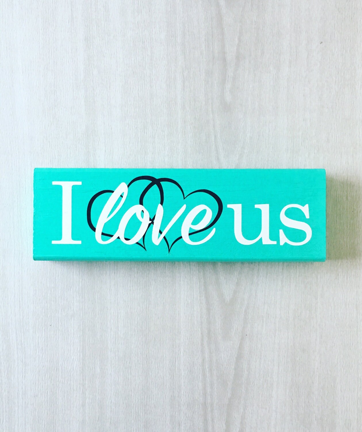 I Love Us Sign / I Love You Gift / Romantic Home Decor / | Etsy