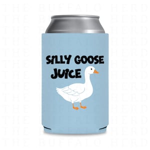 Silly Goose Juice Beer Can Holder | Beverage Holder | Slim Can Cooler
