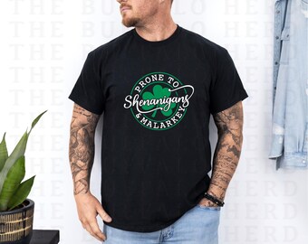 Chemise manigance t-shirt drôle de la Saint-Patrick, sweat-shirt irlandais pour femme, chemise irlandaise pour homme, chemise pour la Saint-Patrick, journée consacrée à l'alcool, tournée des bars