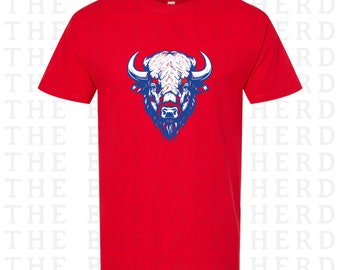 Buffalo Head Shirt, Buffalo Football Shirt, Men’s Buffalo Sweatshirt, Women's Let’s Go Buffalo NY Gift, Buffalo Fan Apparel