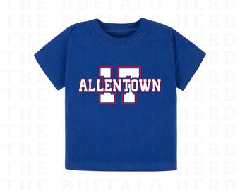 Kids Allentown Josh Allen Buffalo Football Shirt, 716 Baby Buffalo NY Gift for Fan, Toddler Girl Buffalo Football Tee, Boy Buffalo Tailgate