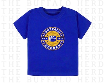 Kids Hockey Puck Buffalo Sabres Shirt, Youth Buffalo Hockey Tee, Baby Hockey Outfit, Girls Boys Buffalo Apparel