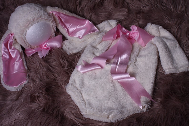 CUSTOM MADE EASTER ROMPER W// BUNNY /& BABY CHICK FOR 18/" DOLL