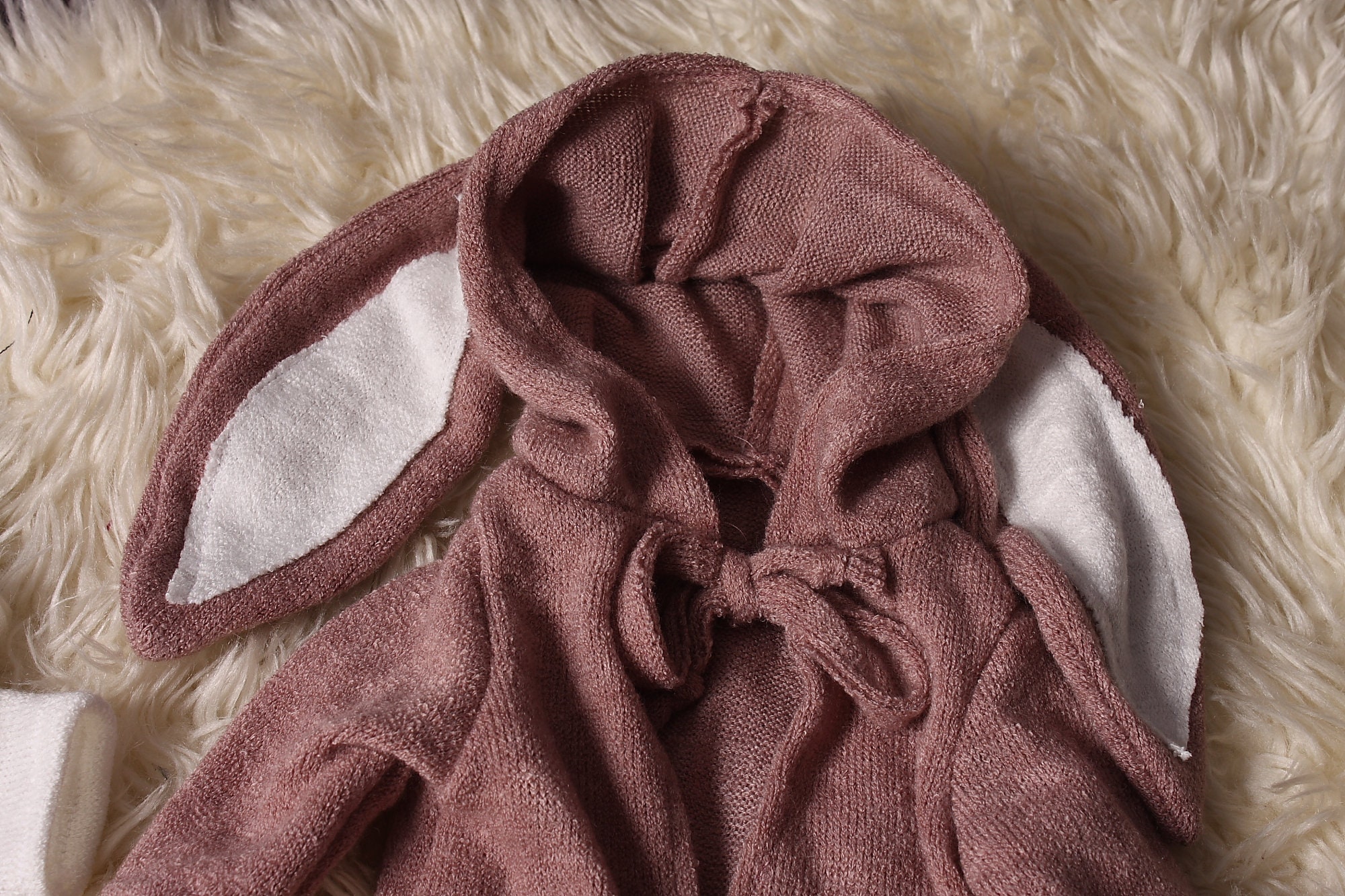 Bunny Romper,Photography Prop for easter.Newborn Baby Bunny Romper,Easter Bunny ,White Bunny Romper,Pink Bunny Romper,Hooded bunny romper