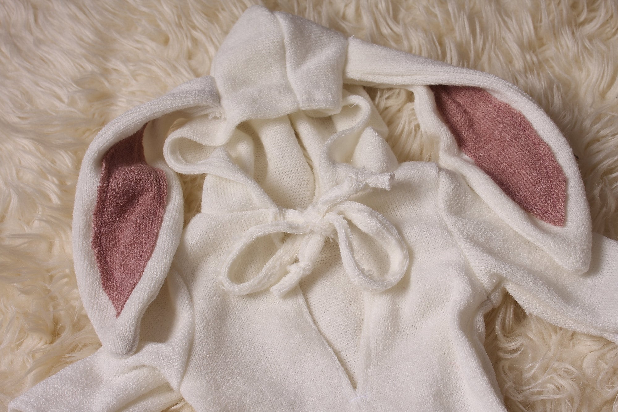 Bunny Romper,Photography Prop for easter.Newborn Baby Bunny Romper,Easter Bunny ,White Bunny Romper,Pink Bunny Romper,Hooded bunny romper