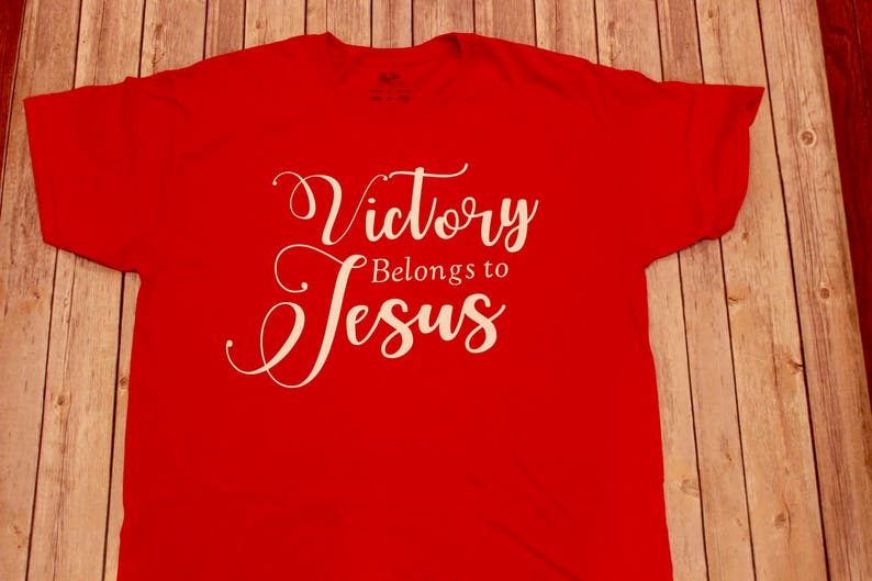 Victory Belongs to Jesus T-shirt. Christian t-shirt. Religious | Etsy