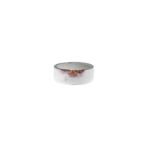 contemporary concrete statement ring with plated copper / concrete jewelry, contemporary jewelry, glamour style