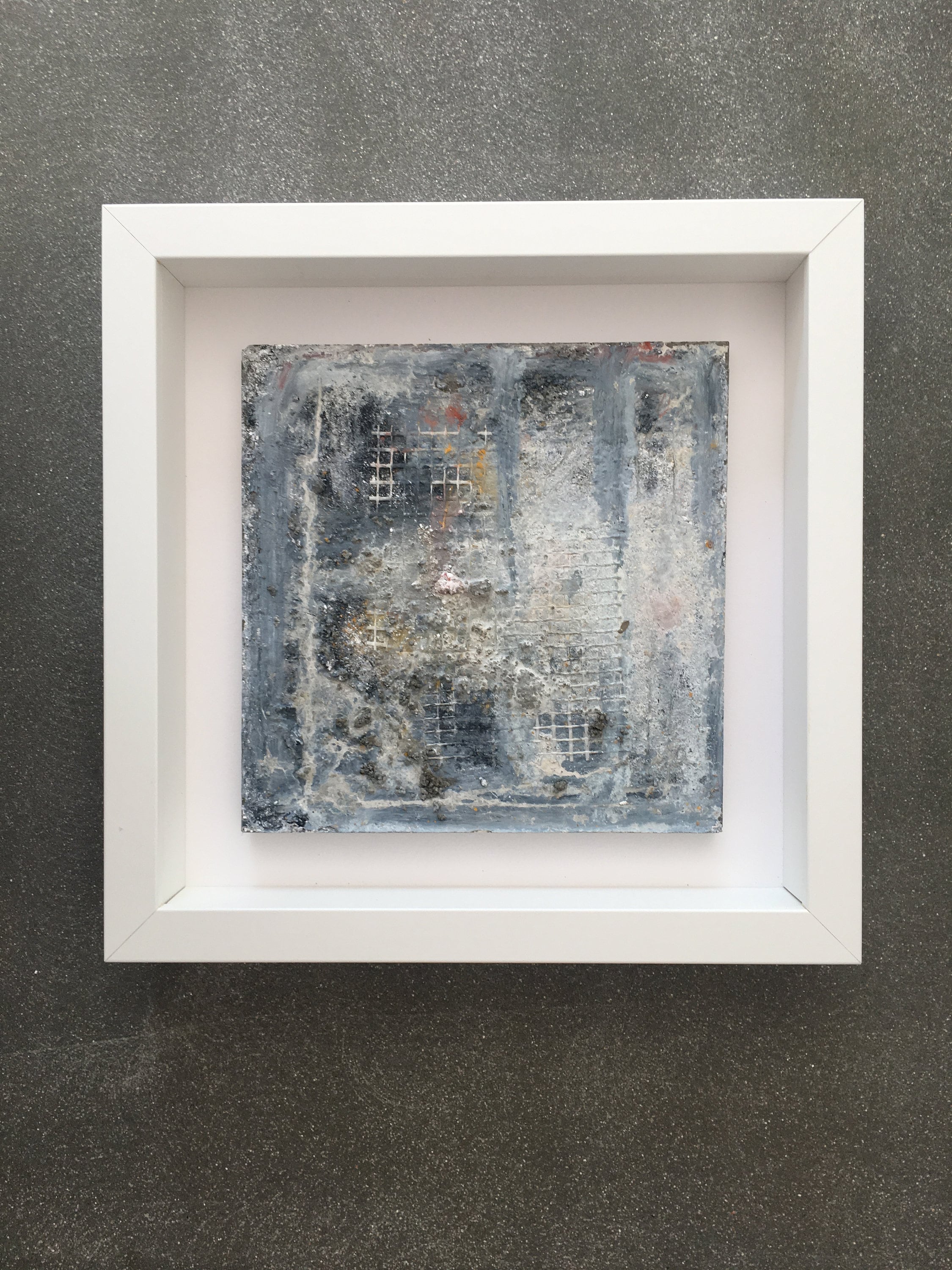 Concrete Art Painting Mixed Media on Concrete Homeware Etsy