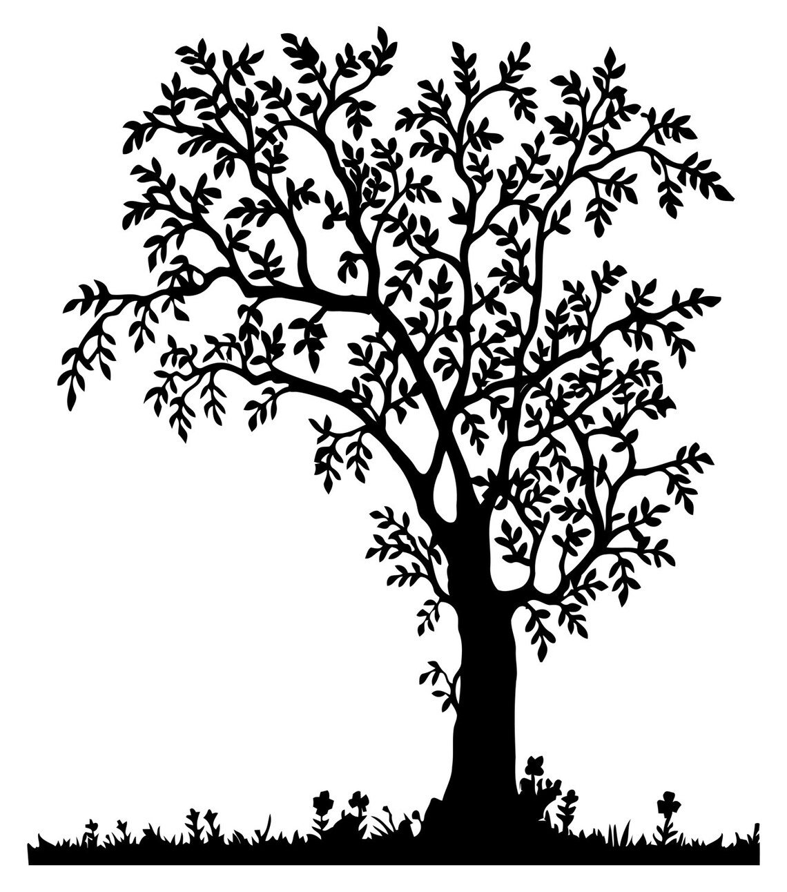 Lifesize Tree Decal for Nursery Removable Vinyl Sticker With Etsy