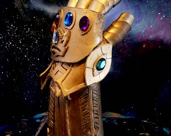 lost infinity gauntlet poster etsy