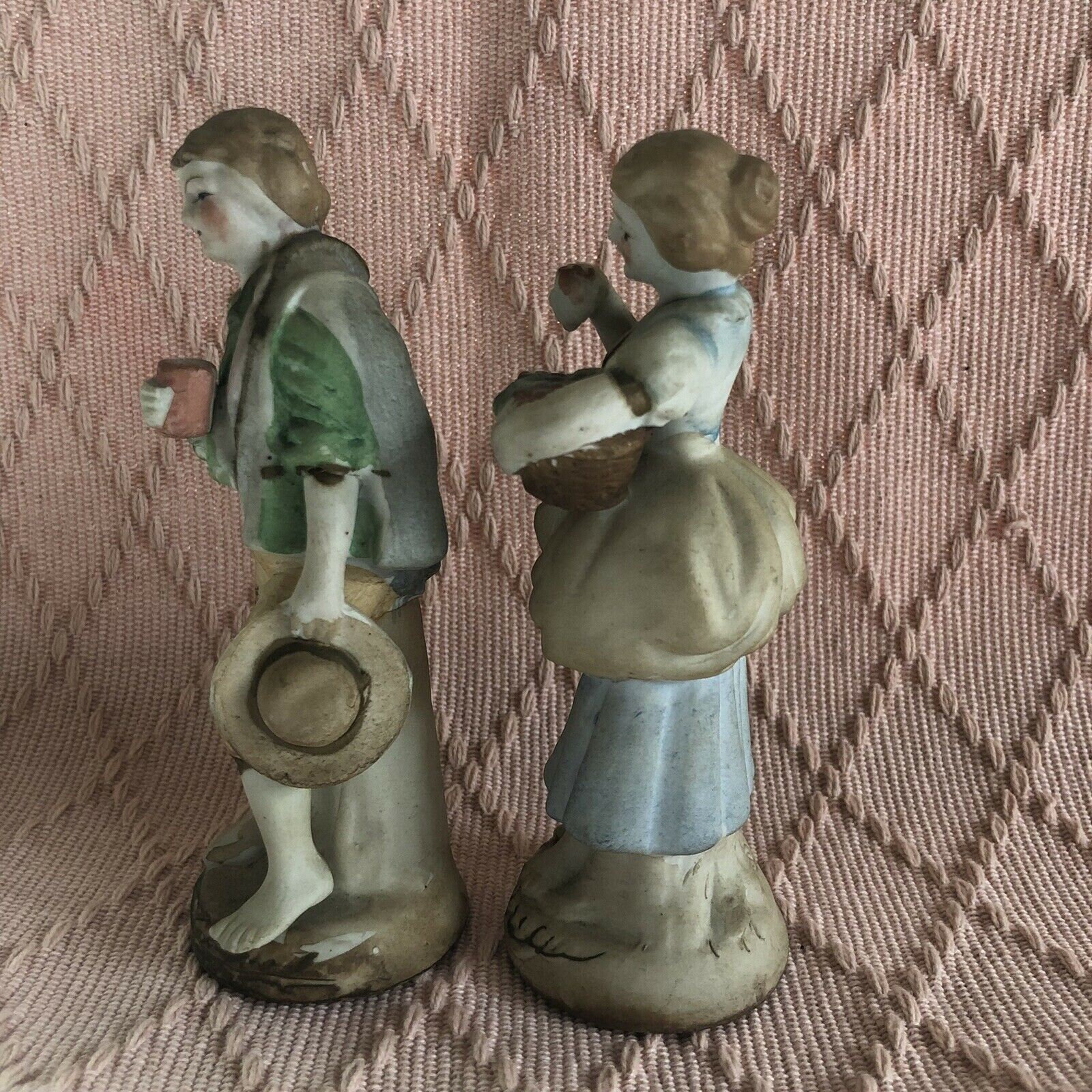 Made In Occupied Japan Bisque Figurines Man And Woman Etsy 日本