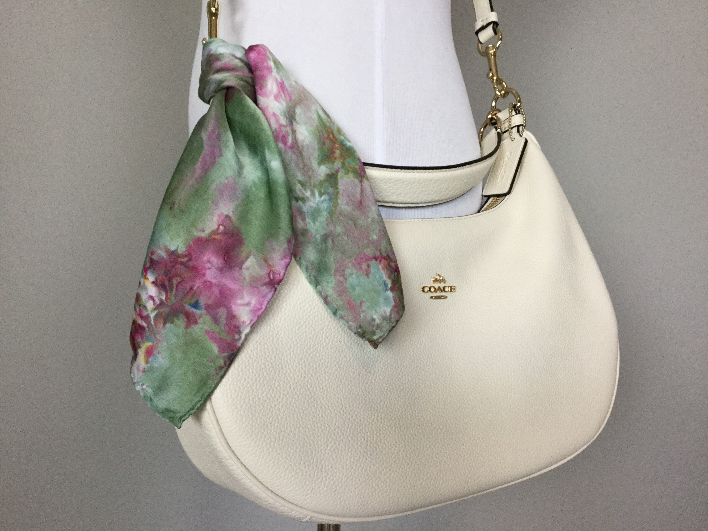 16 Silk Purse Scarf or Luggage Identifer 100 Silk Etsy