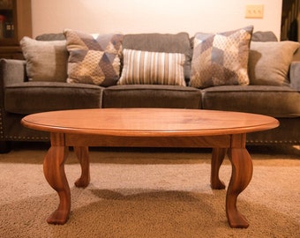 Queen Anne Coffee Table - Sapele