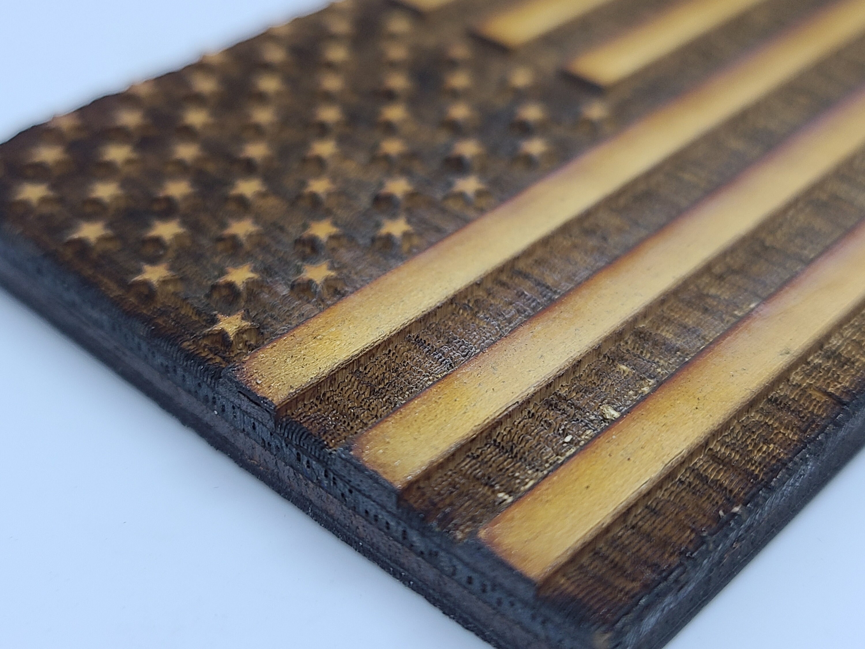 American Flag Laser Engraved 3.5x2in and 1117 Inch Etsy UK