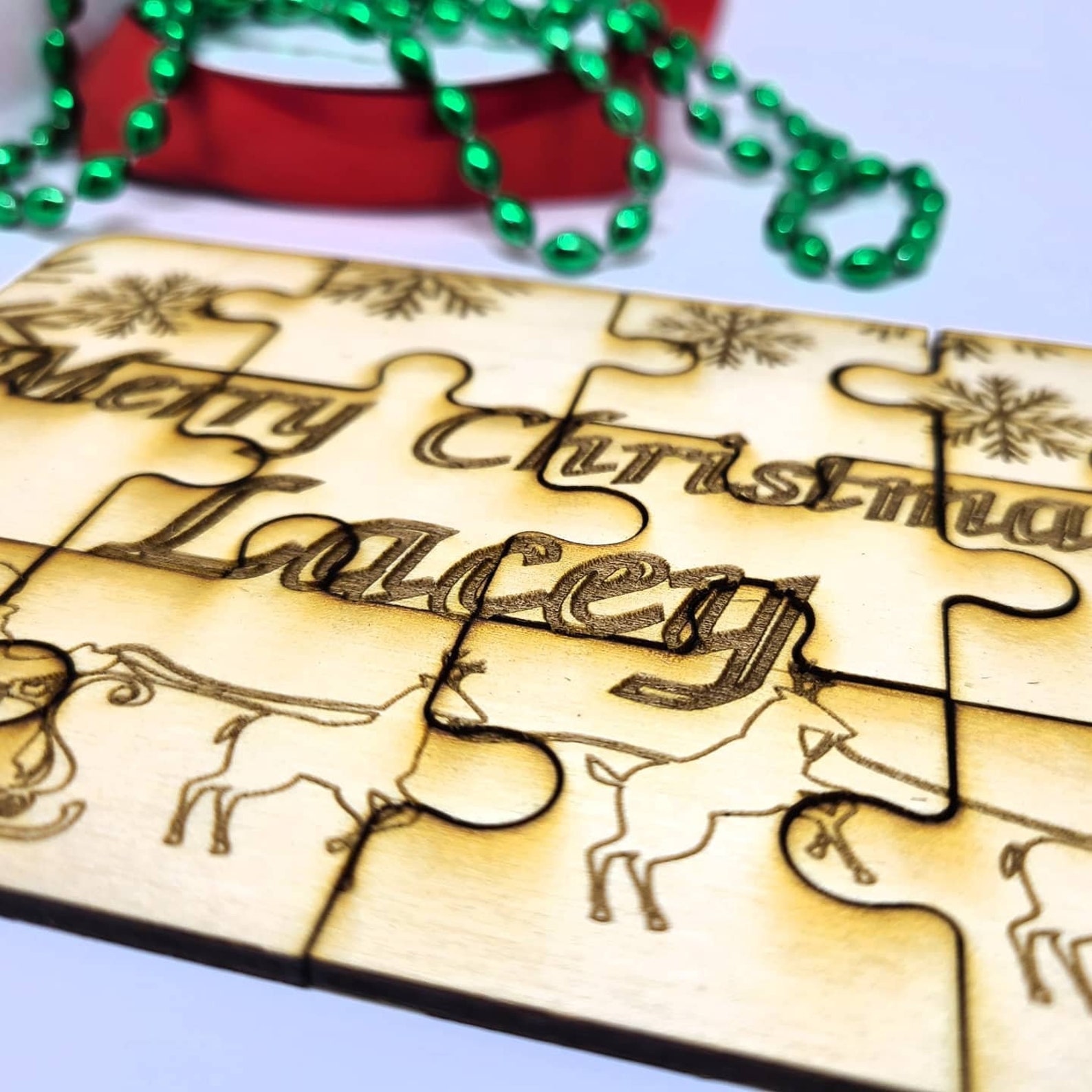 Personalized Christmas Puzzle Perfect Stocking Stuffer 6×4inch