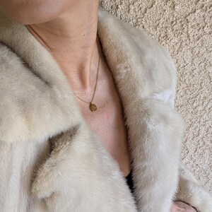 Vintage Pearl Grey Mink Stroller Coat | 1960s Full-Length Belted Fur | Elegant Luxury Winter Coat by Eluxurie Vintage Atelier image 3