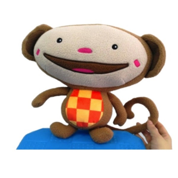 Oliver Brown Monkey Baby TV Inspired Soft Plush Handmade Toy