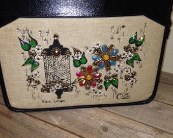 Vintage ENID COLLINS jeweled handbag
