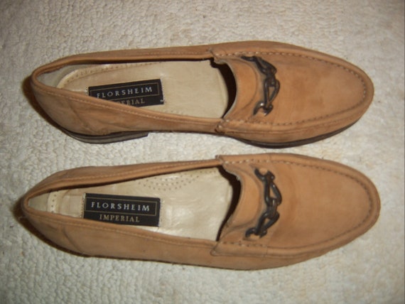 Florsheim Imperial fawn suede slip-ons/loafers