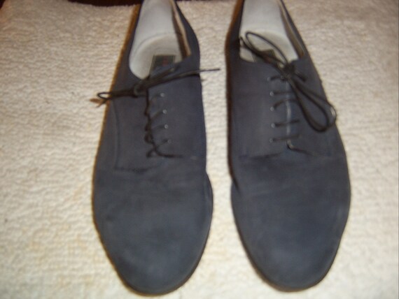 Men's Blue Suede Dress/Casual shoes