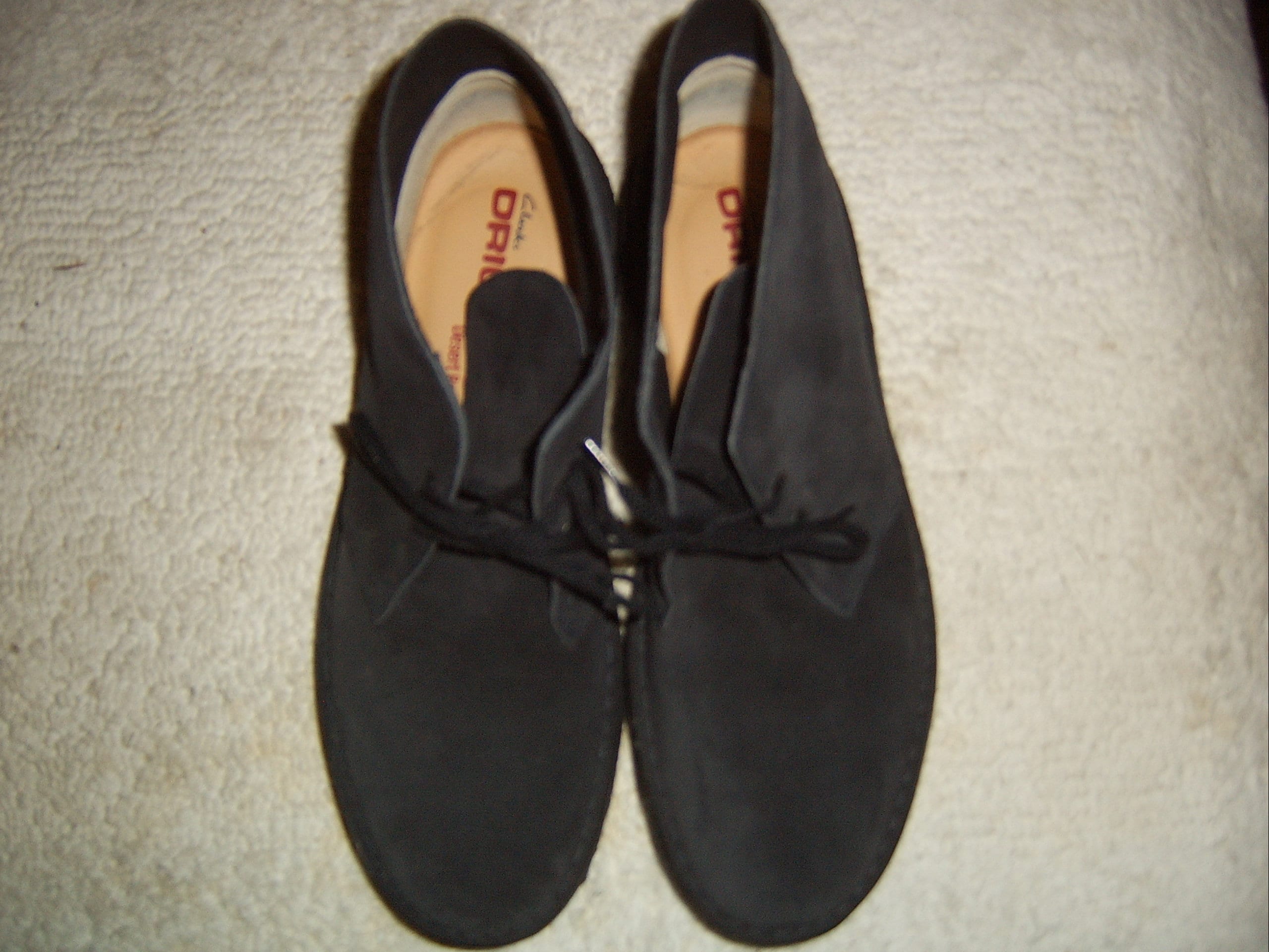 navy blue desert boots