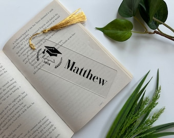 Custom Graduation Bookmark, Personalized Graduation Gifts for adults and kids