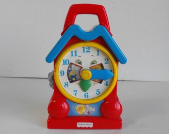 fisher price musical clock