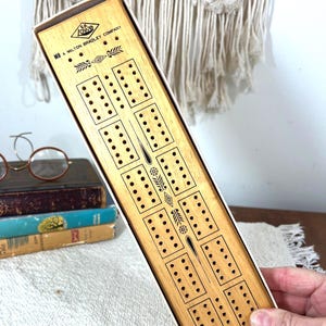 Planche de cribbage en bois à deux rails ES Lowe (3087)