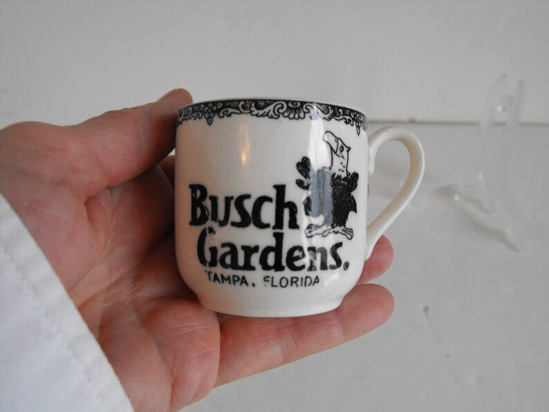 Busch Gardens Mini Souvenir Cup and Saucer 1837 Etsy