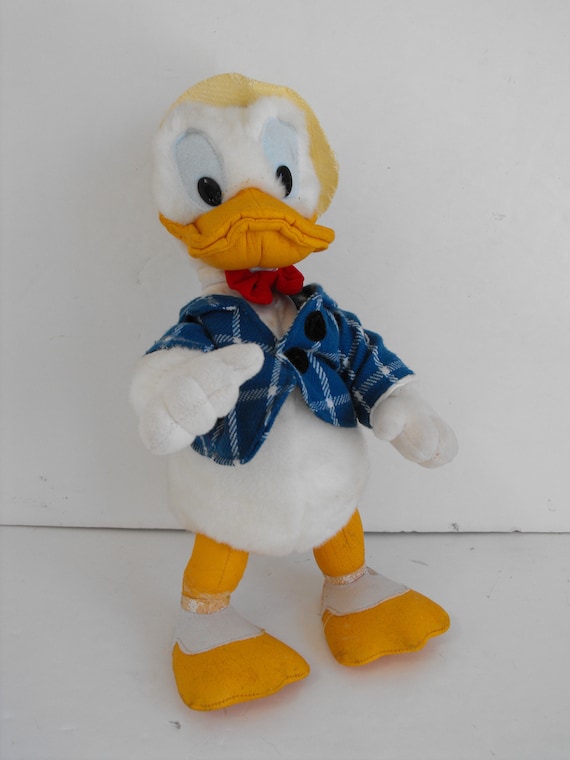 Vintage Donald Duck Commemorative Posable Plushie Doll 2682 Etsy