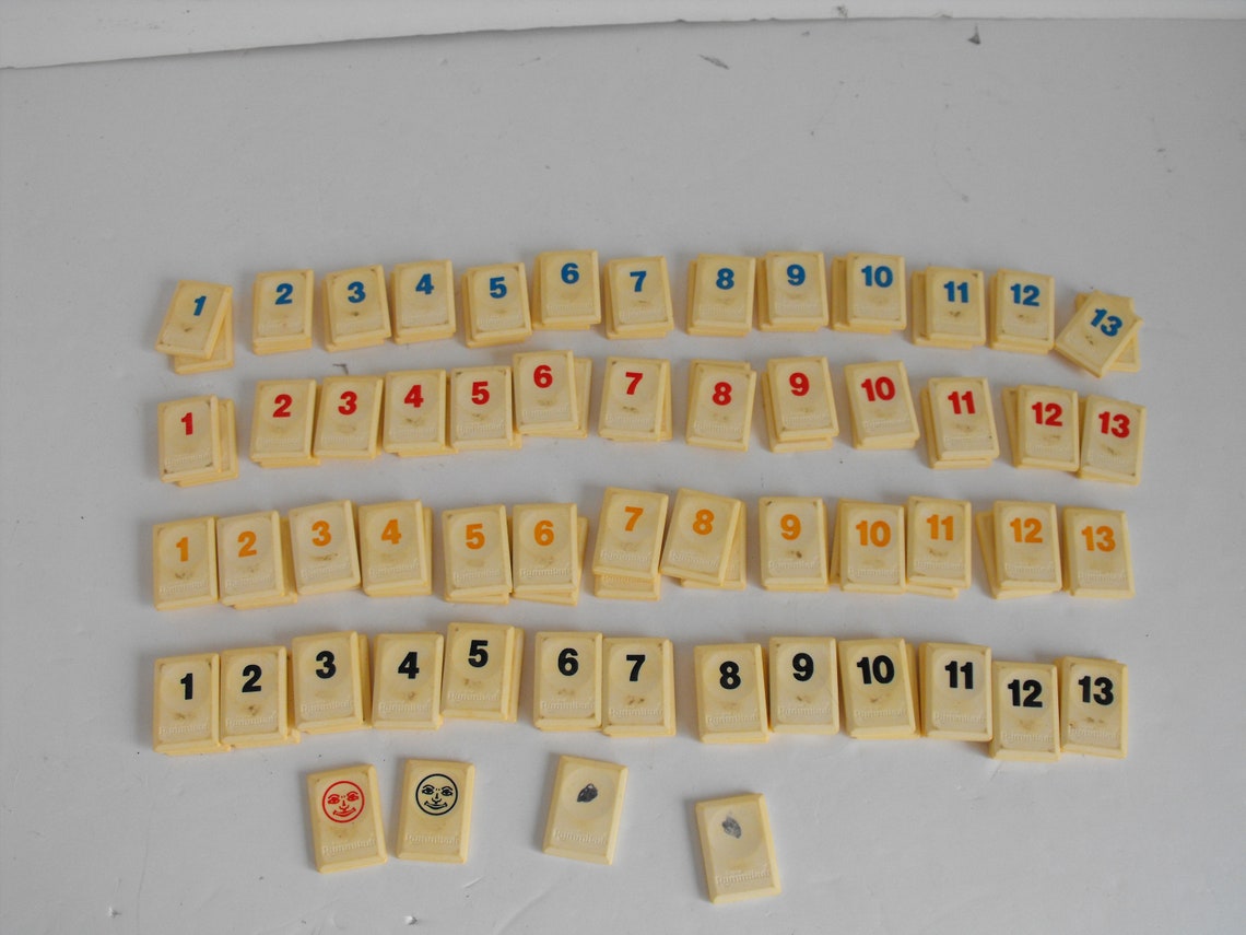 Rummikub Deluxe Edition Complete 2695 Etsy