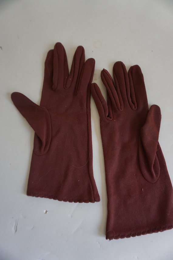 Brown Gloves Size 6-6-1/2    (3170) - image 1