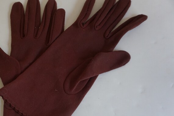 Brown Gloves Size 6-6-1/2    (3170) - image 7