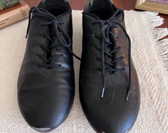 Steppschuhe schwarz Gr. M 9-1/2 L gebraucht (4013)