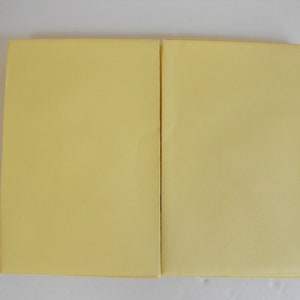 Vintage Linen Stationery Surety Linen Finish Pink and Yellow Partial Set 2775 image 9