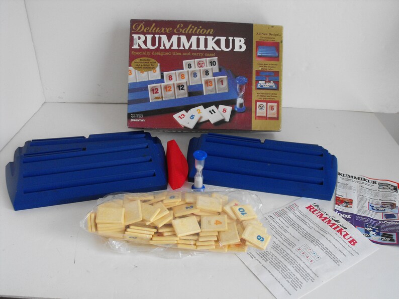 Rummikub Deluxe Edition Complete 2695 Etsy