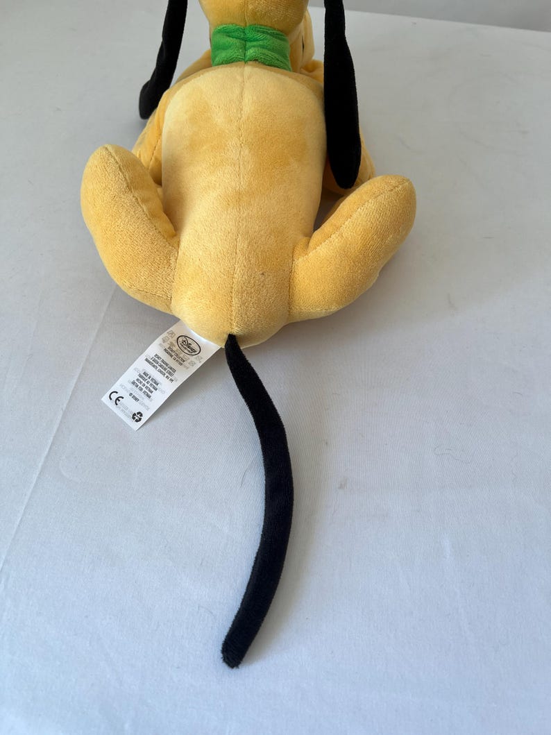 Pluto Disney Plyschfigur Ligger Ner Orange Musse Piggs Hund (3625) bild 7