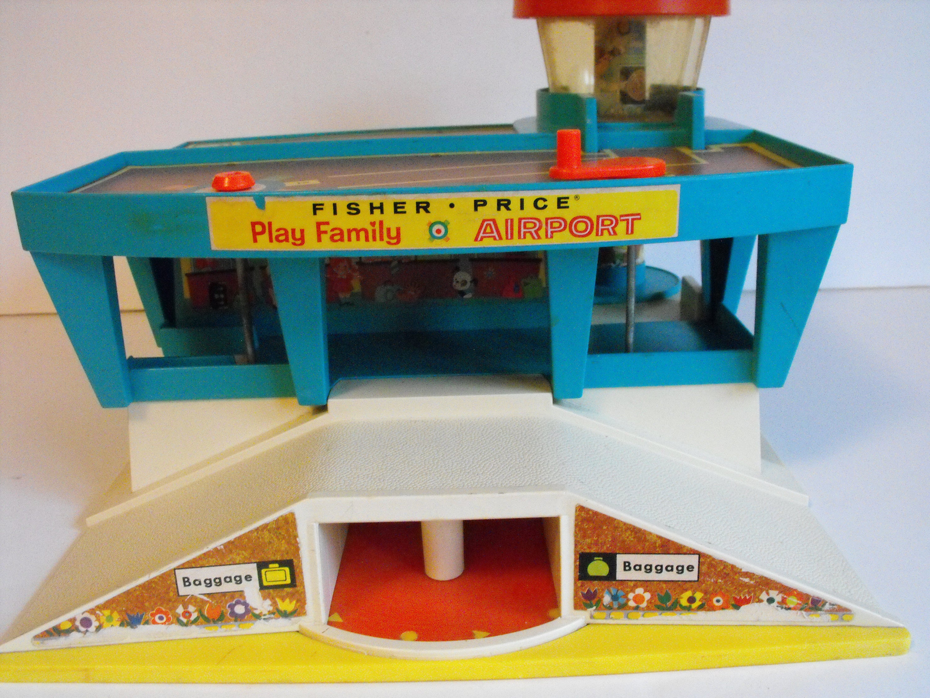 1972 Fisher Price Play Family Airport (1410)