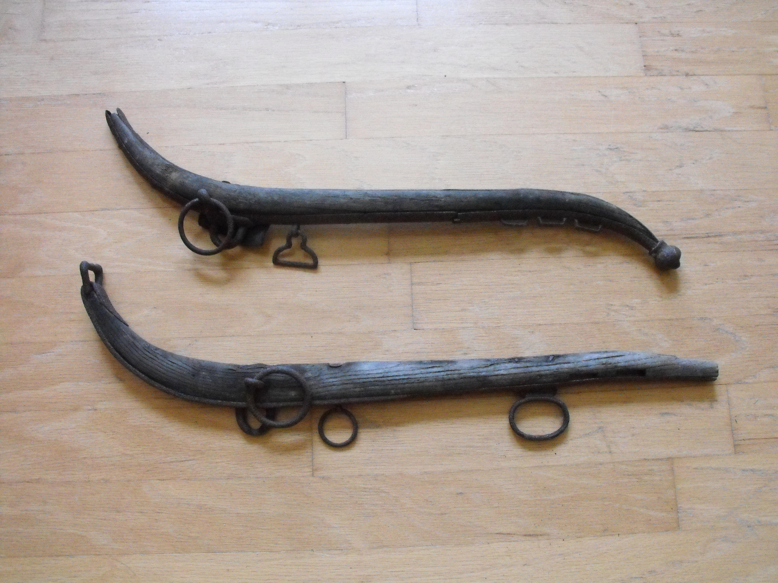 Vtg Rusty Wood Oxen/Horse Collar Harness Yokes 1336 Etsy