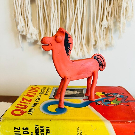 1965 Pokey Gumby's Friend Pony Horse Orange Lakeside Ind. (3798