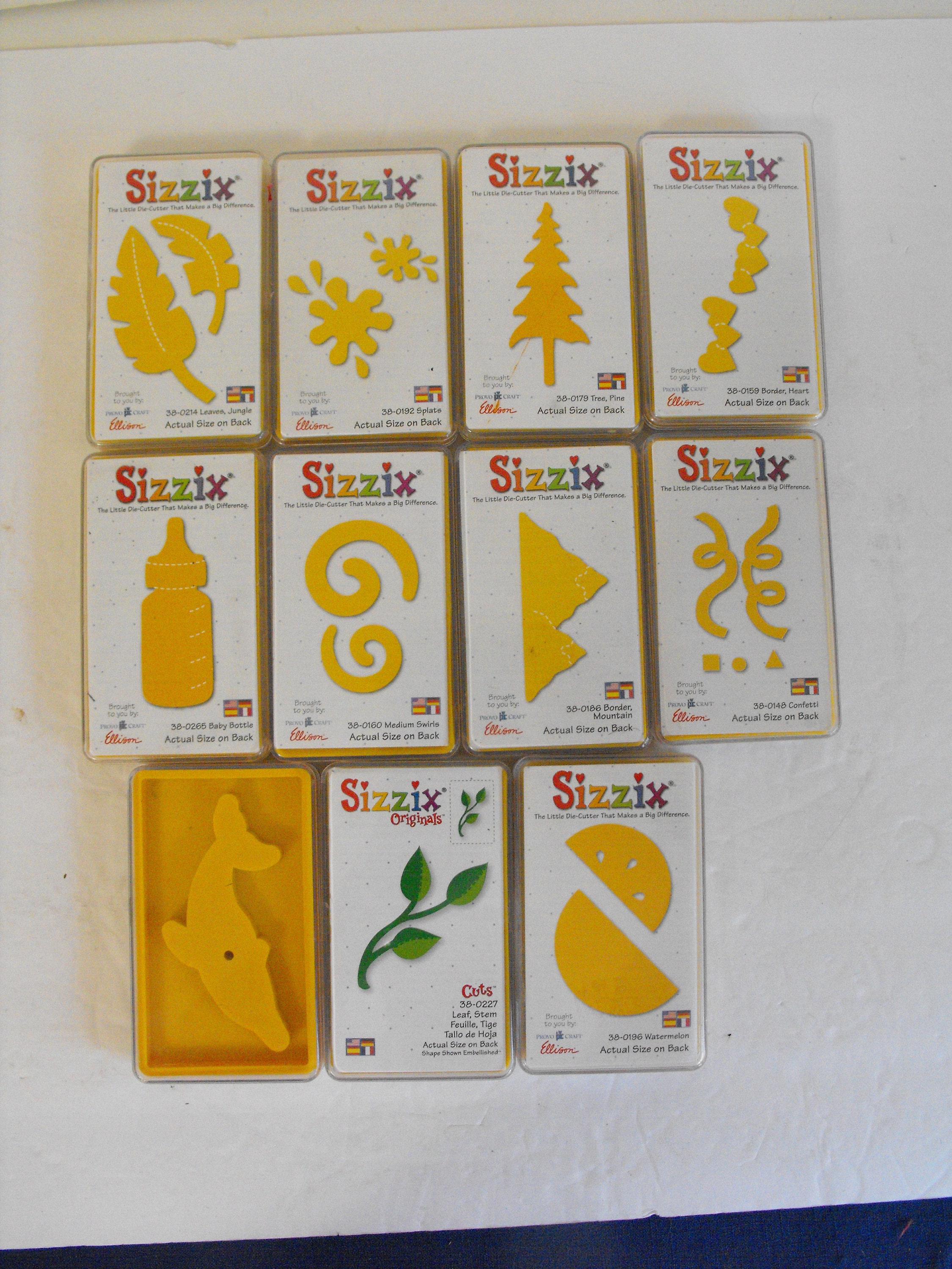 Sizzix die cuts deals