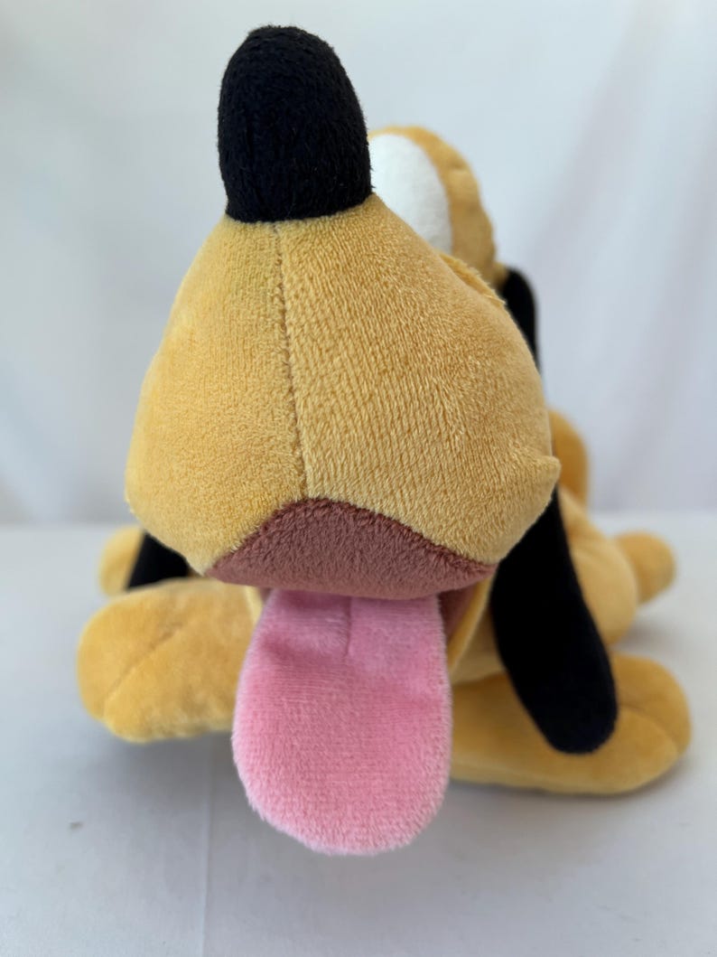 Pluto Disney Plyschfigur Ligger Ner Orange Musse Piggs Hund (3625) bild 10