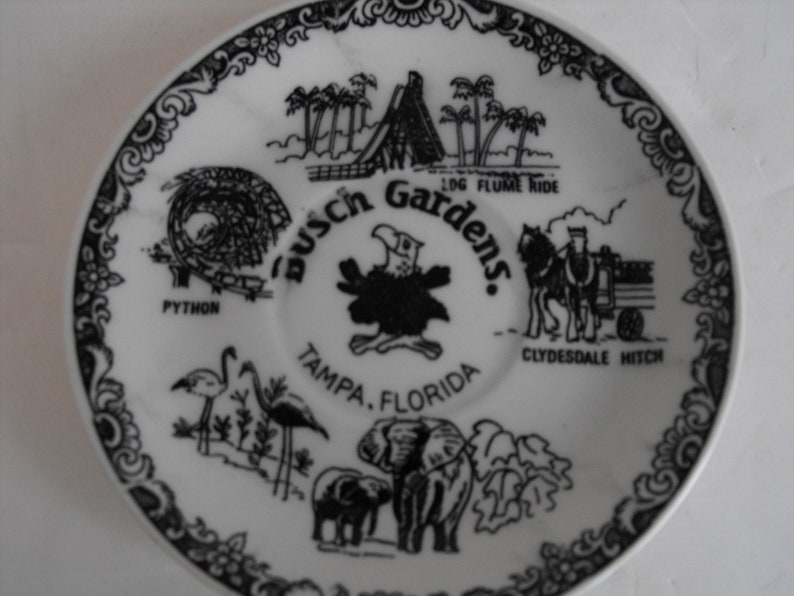 Busch Gardens Mini Souvenir Cup and Saucer 1837 Etsy
