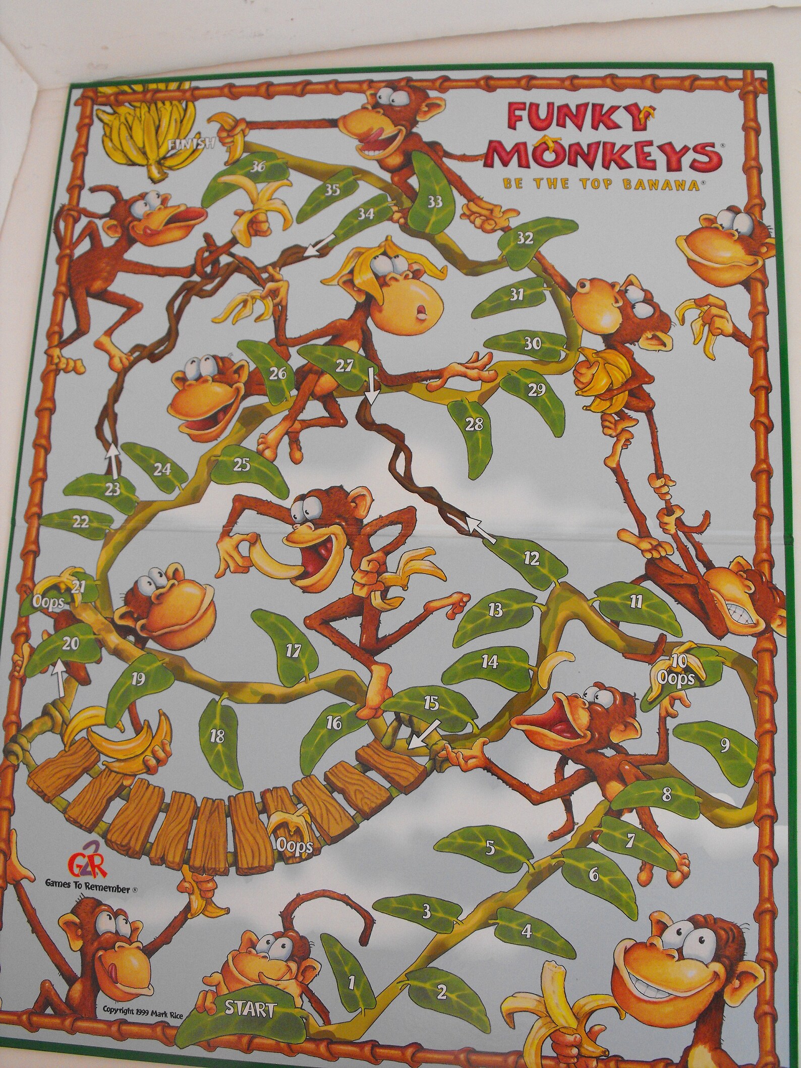 Funky Monkeys Be the Top Banana Game Complete 2704 Etsy UK