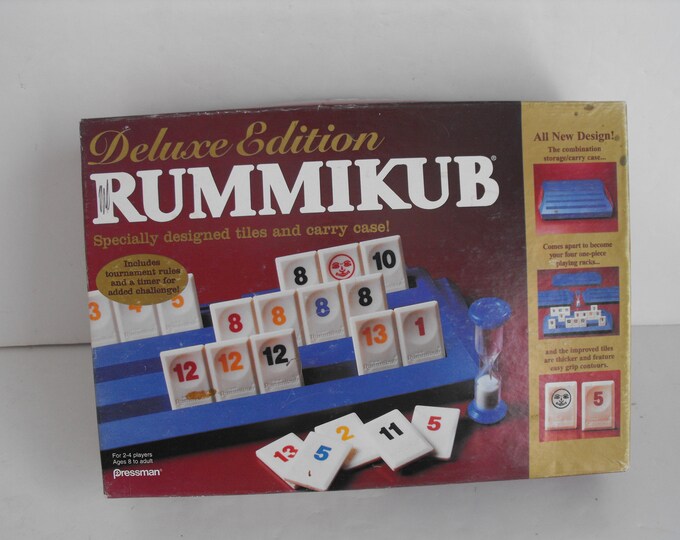 Rummikub Deluxe Edition Complete 2695 Etsy