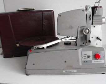 Vintage Dukane Micromatic Filmstrip Projector/Record Player Model 14A390D   (2375)