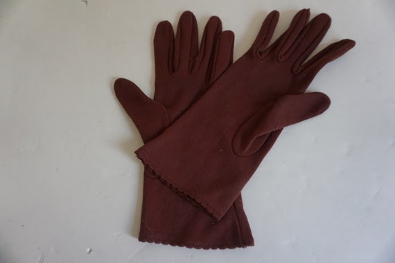 Brown Gloves Size 6-6-1/2    (3170) - image 6