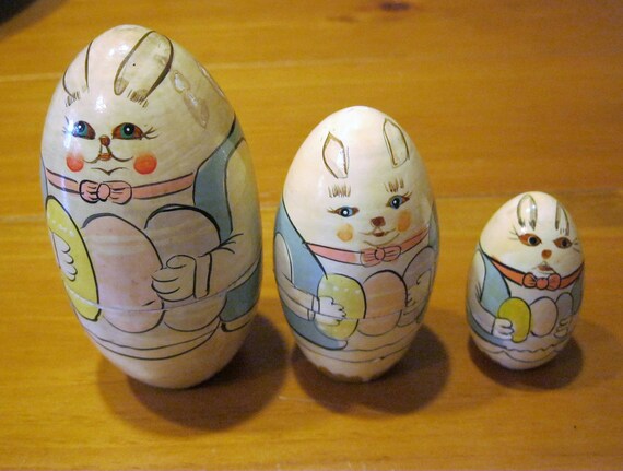 rabbit nesting dolls