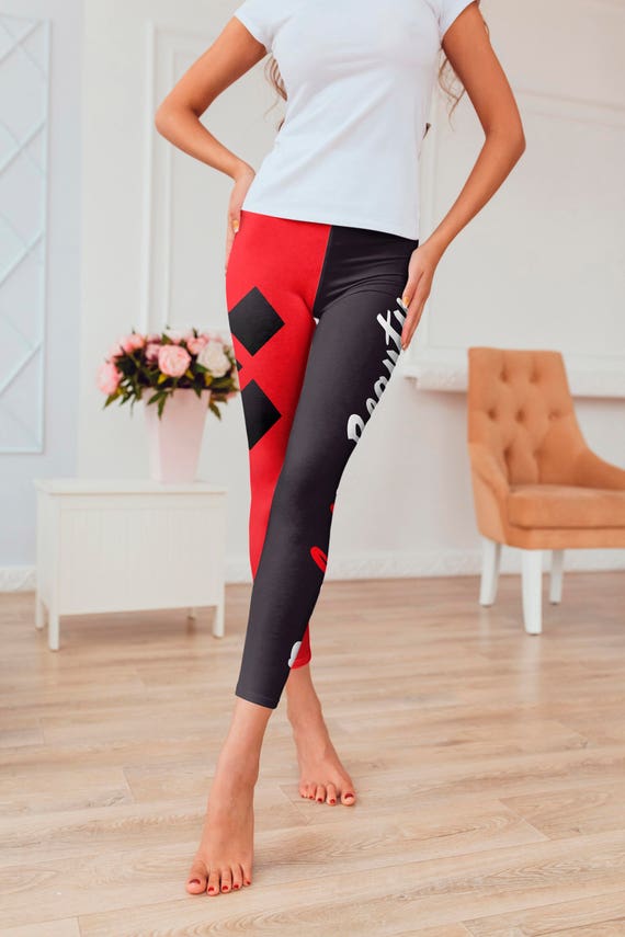 Harley Quinn Leggings, Harley Quinn Cosplay, Harley Quinn Costume